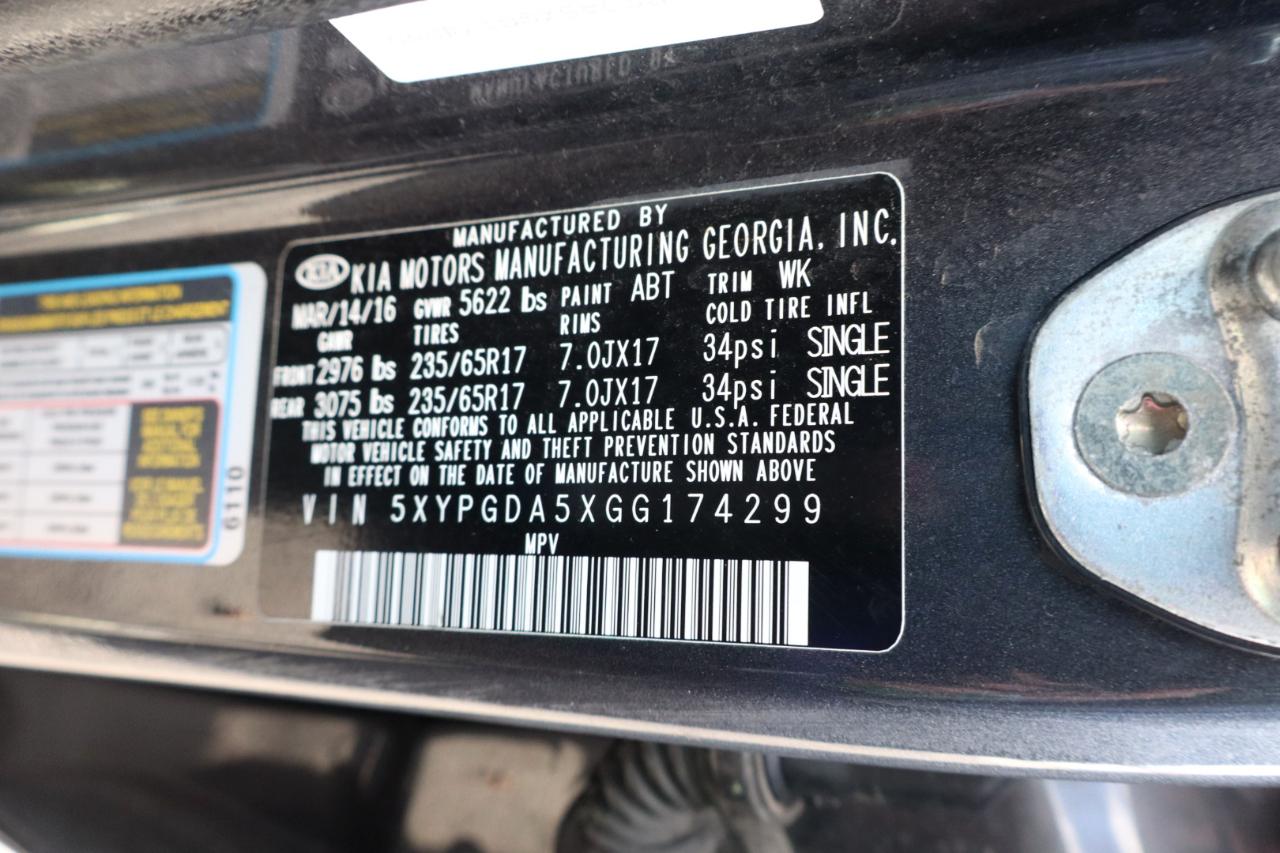 Kia Sorento LX V6 AWD 2016
