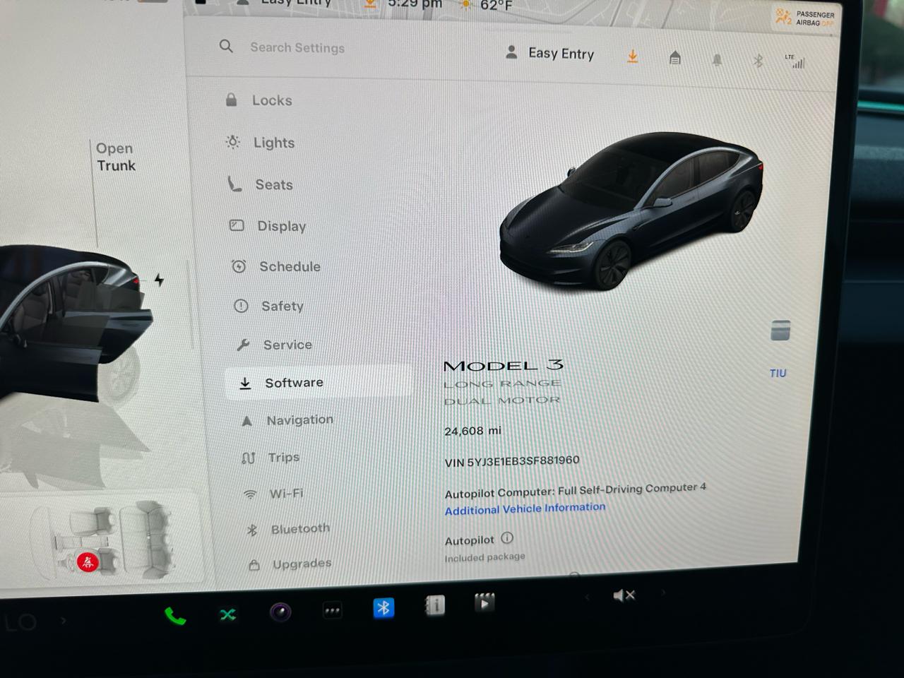 Tesla Model 3 Long Range 4D Sedan AWD 2025