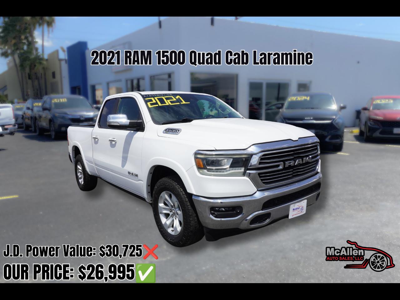 2021 RAM 1500 Laramie Quad Cab 4WD
