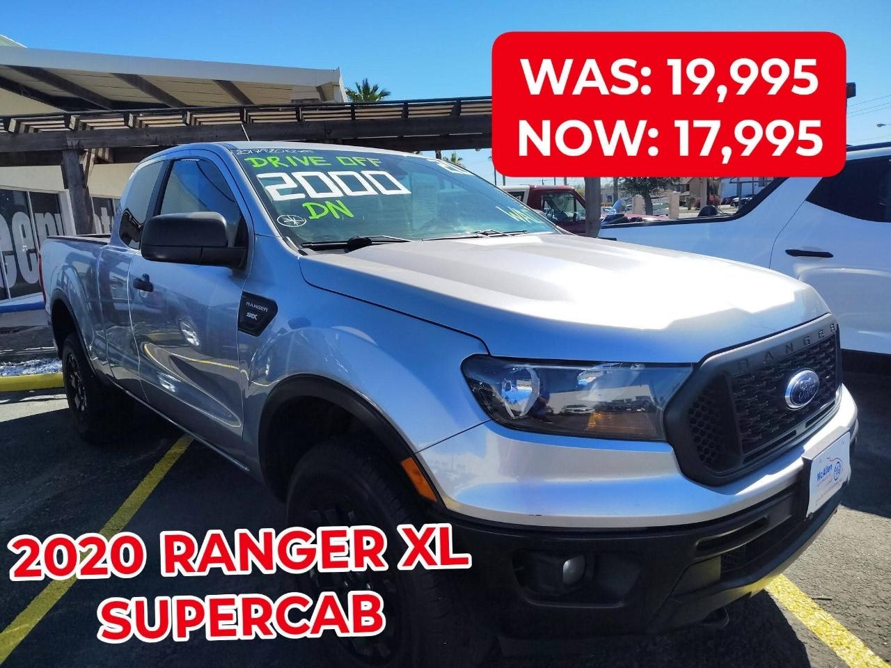 2020 Ford Ranger XL SuperCab 2WD