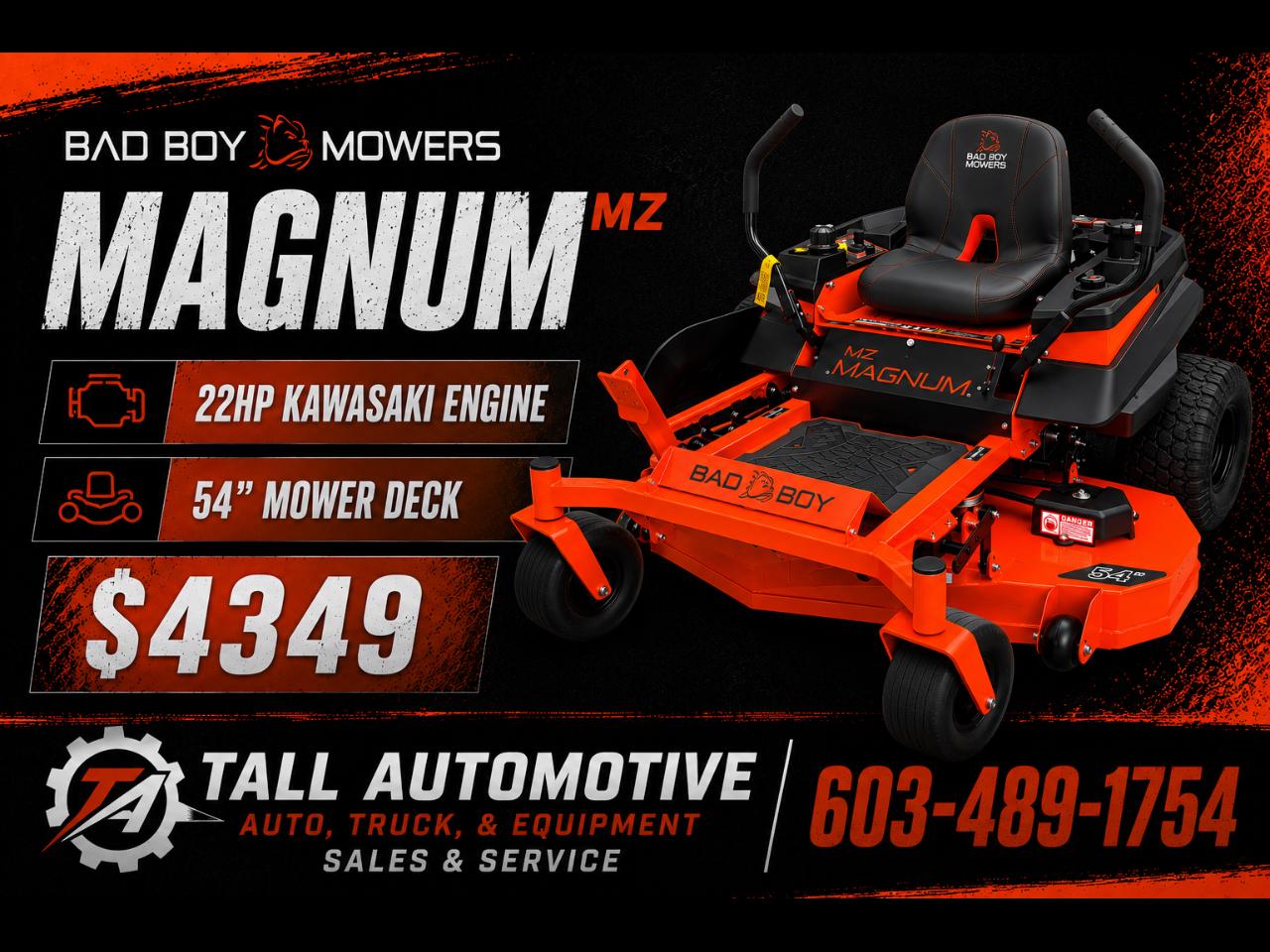 2026 Bad Boy Mowers MZ MAGNUM 54 