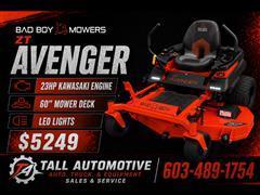 2026 Bad Boy Mowers ZT 60in Avenger Kawasaki FR691 23HP 