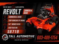 2026 Bad Boy Mowers Revolt 54in Kawasaki EVO781 EFI 31HP 