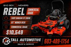 2026 Bad Boy Mowers Rebel 