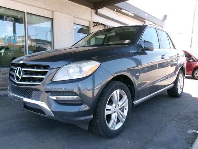 Gray 2012 Mercedes-Benz M-Class ML 350 BlueTEC 4MATIC SUV / Crossover All-Wheel Drive Automatic