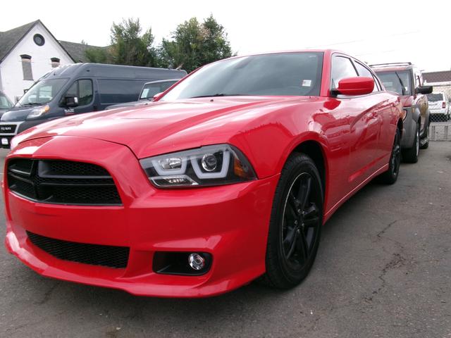 Red 2014 Dodge Charger Sedan All-Wheel Drive Automatic
