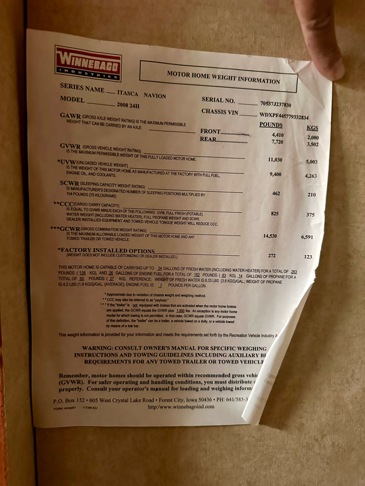 Itasca Navion  2008 Itasca Navion  2008