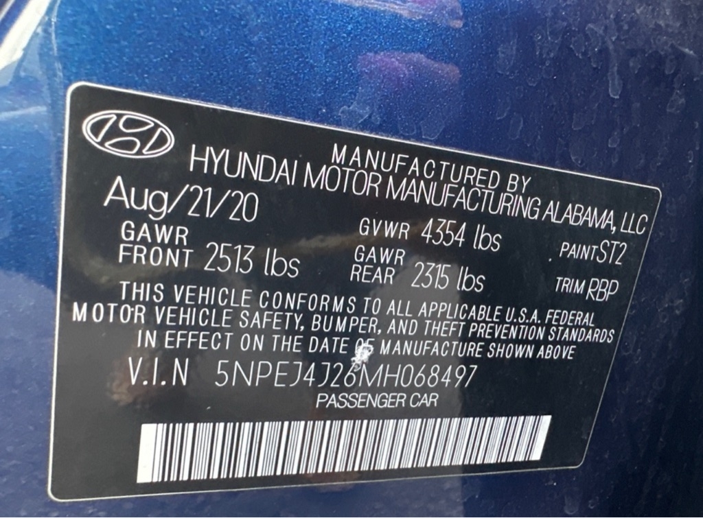 Hyundai Sonata SEL Plus 2021