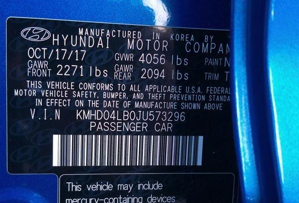 Hyundai Elantra  2018