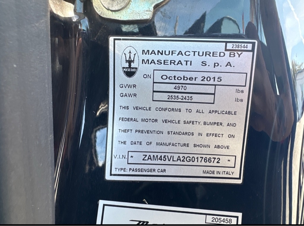 Maserati GranTurismo Sport Coupe 2016