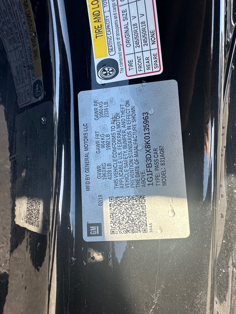 Chevrolet Camaro 1LT Convertible 2019 Chevrolet Camaro 1LT Convertible 2019