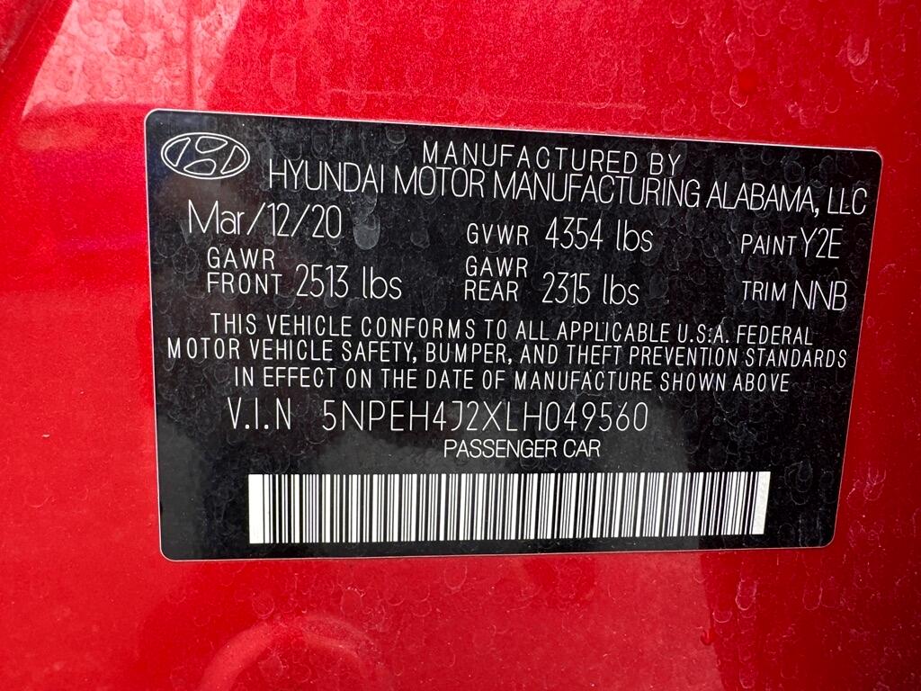 Hyundai Sonata Limited 2020 Hyundai Sonata Limited 2020