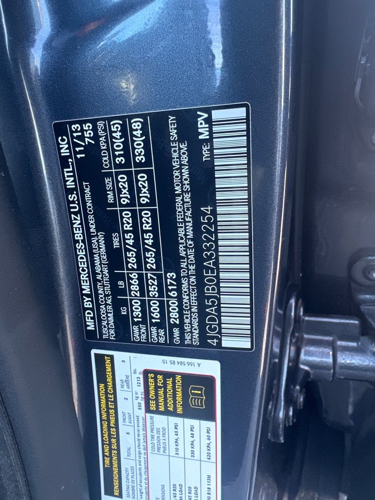 Mercedes-Benz M-Class ML350 4MATIC 2014 Mercedes-Benz M-Class ML350 4MATIC 2014
