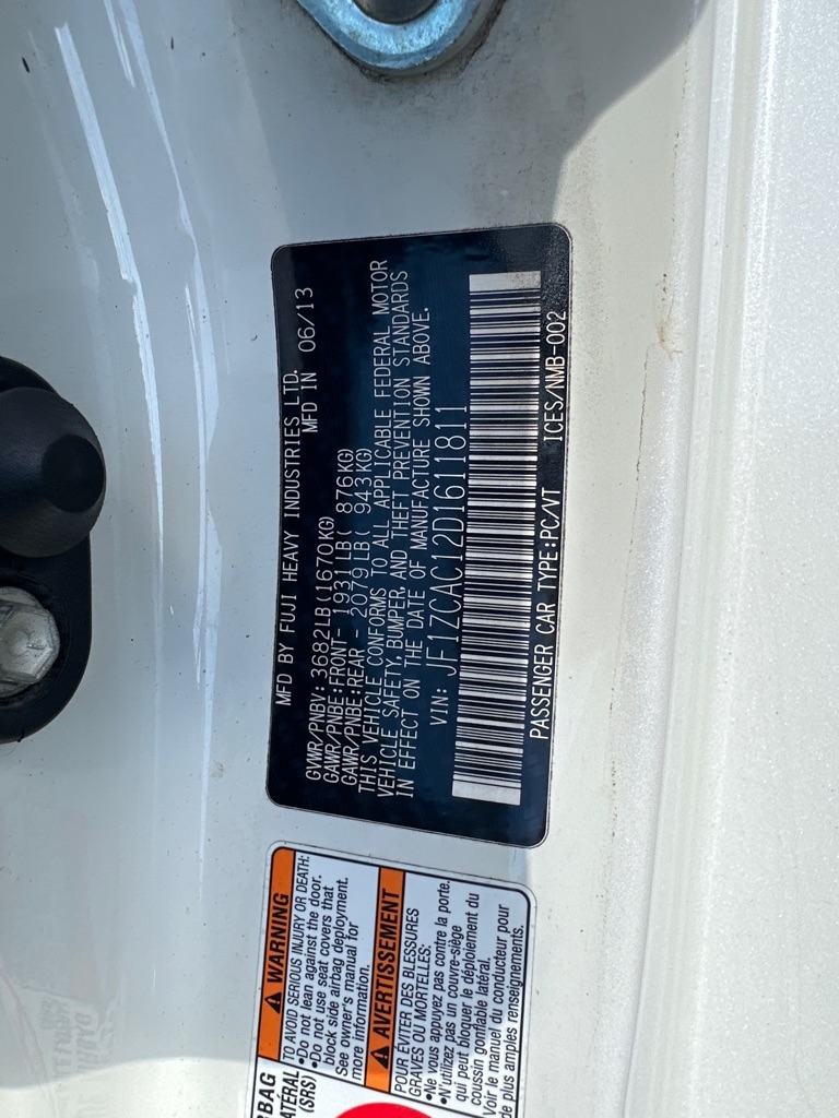 Subaru BRZ Limited 2013