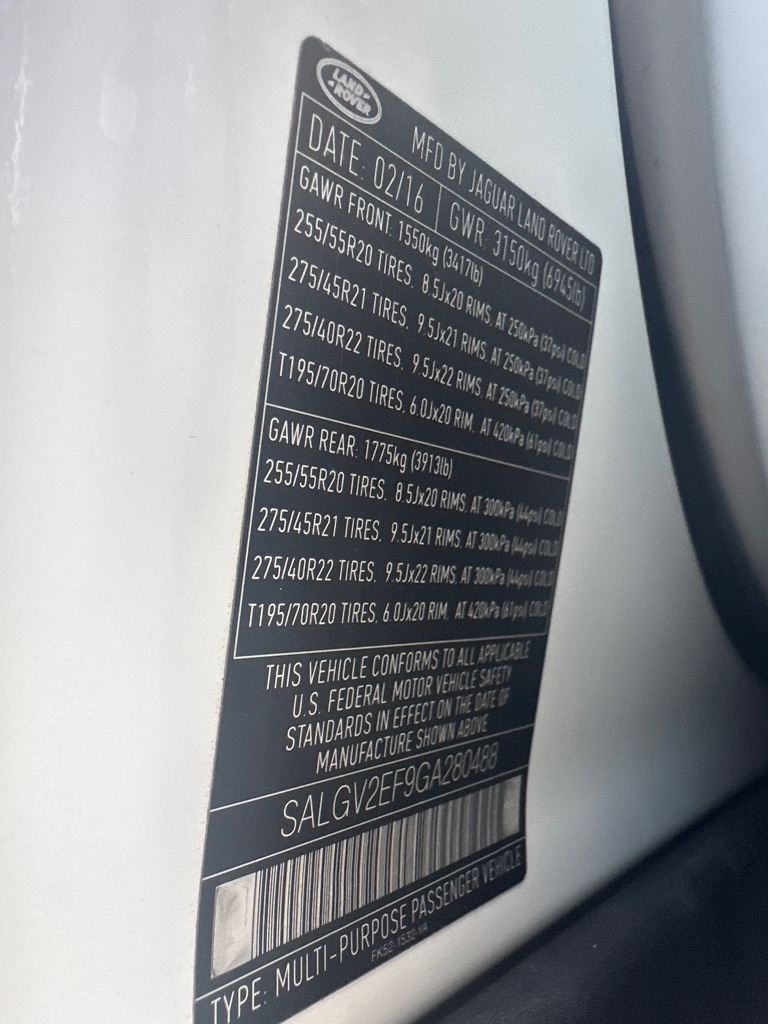 Land Rover Range Rover Autobiography 2016