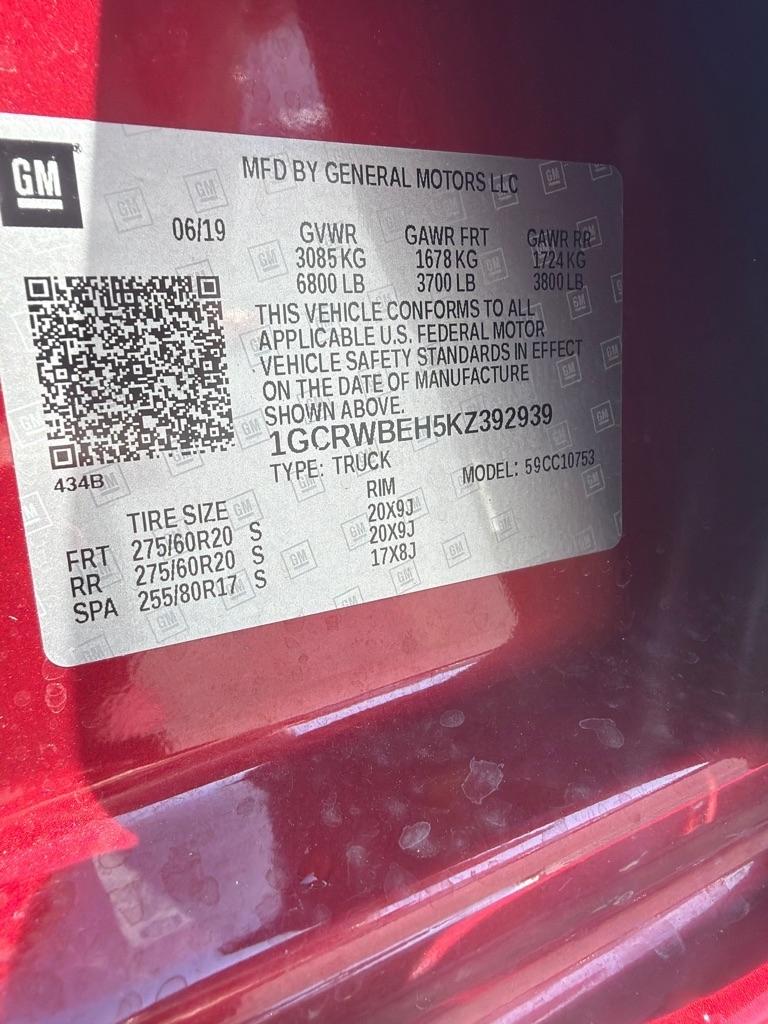 Chevrolet Silverado 1500 Custom Double Cab 2WD 2019