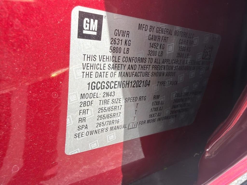 Chevrolet Colorado LT Crew Cab 2WD Long Box 2017