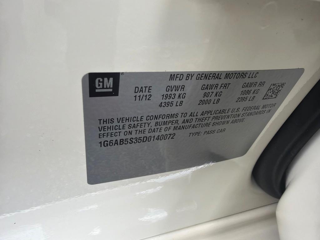 Cadillac ATS 3.6L Luxury RWD 2013