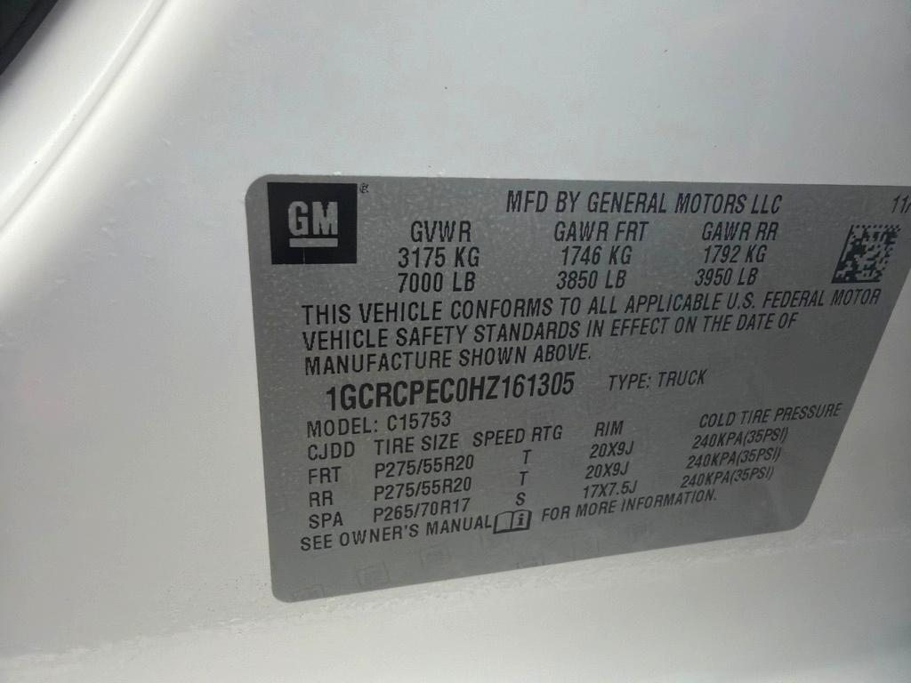 Chevrolet Silverado 1500 Work Truck Double Cab 2WD 2017