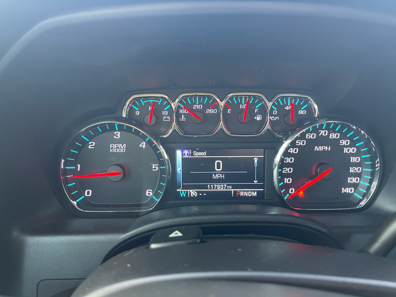 Chevrolet Silverado 1500 4WD Double Cab 143.5" LT w/1LT 2016