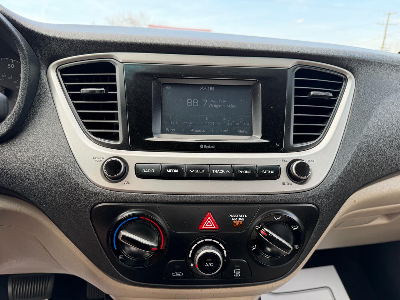 Hyundai Accent SE Sedan Auto 2019
