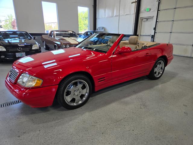 Red 1999 Mercedes-Benz SL-Class Convertible Rear-Wheel Drive 5-Speed Automatic