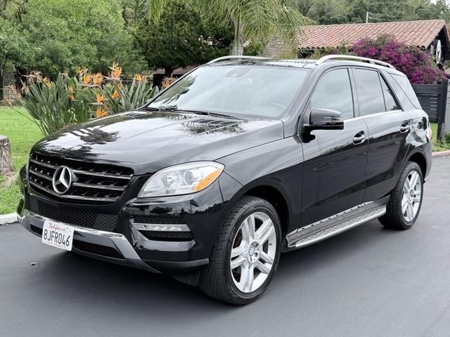 Black 2015 Mercedes-Benz M-Class ML 350 4MATIC SUV / Crossover All-Wheel Drive Automatic
