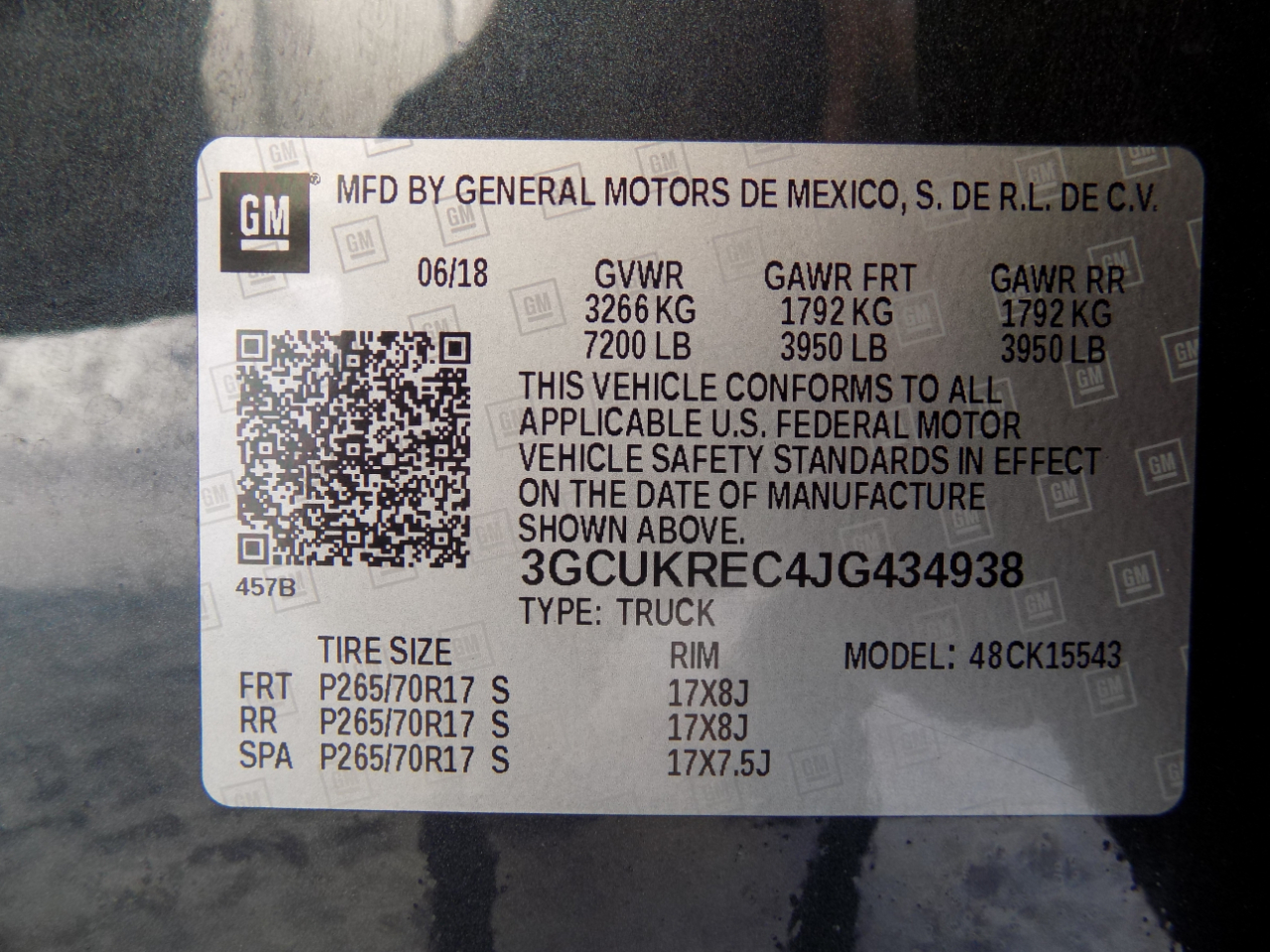 Chevrolet Silverado 1500 LT Crew Cab 4WD 2018