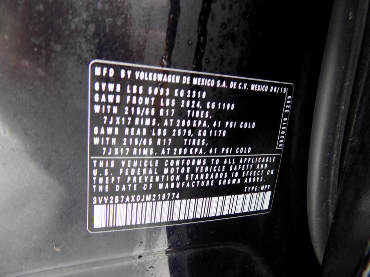 Volkswagen Tiguan SE 4Motion AWD 2018