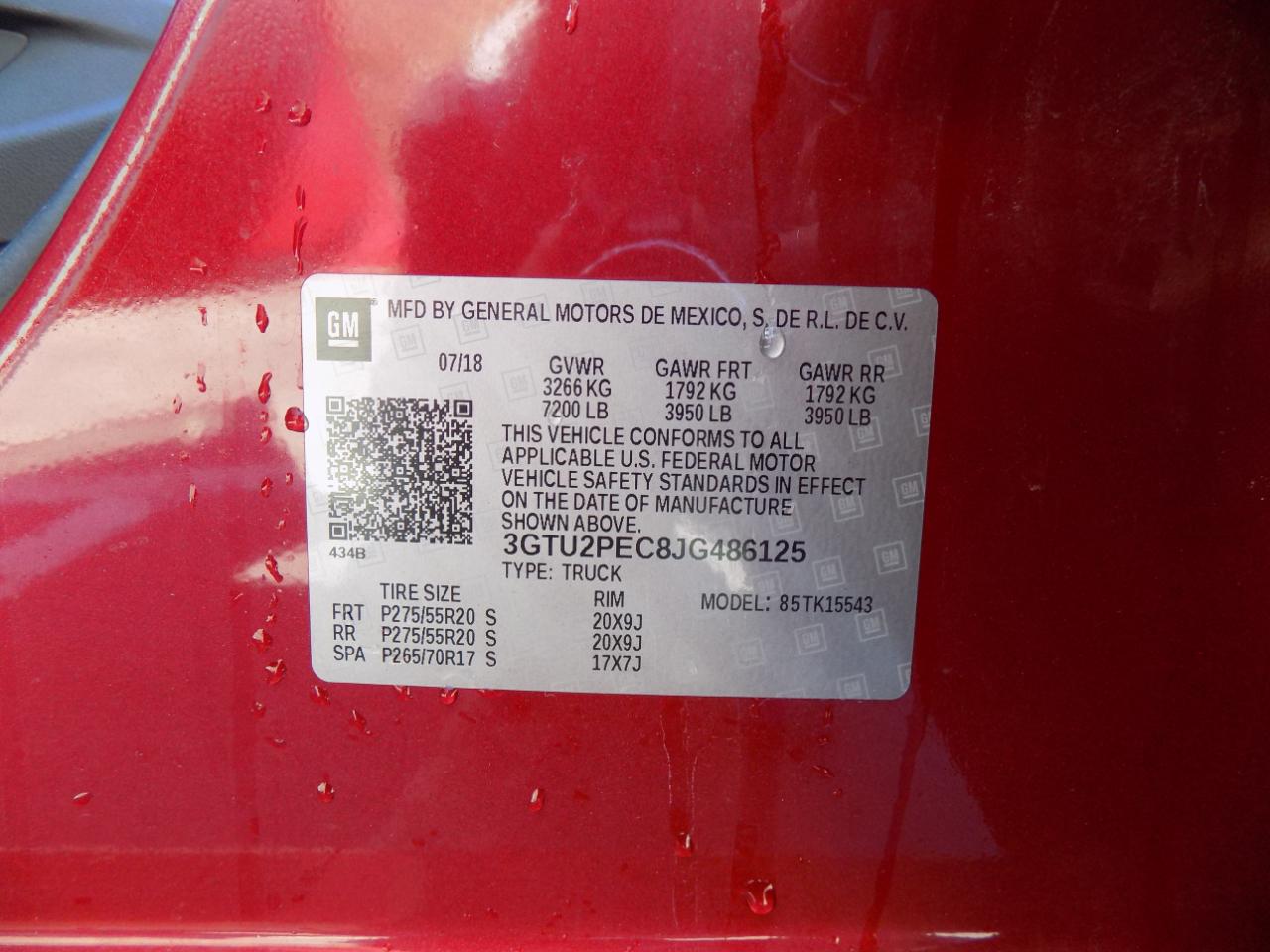 GMC Sierra 1500 Denali Crew Cab Long Box 4WD 2018