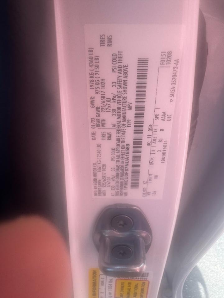 Ford Escape S 2022