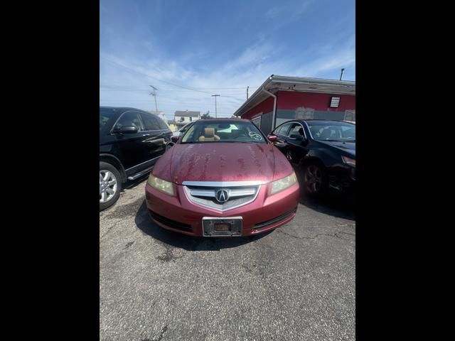 Red 2004 Acura TL Sedan Front-Wheel Drive Automatic