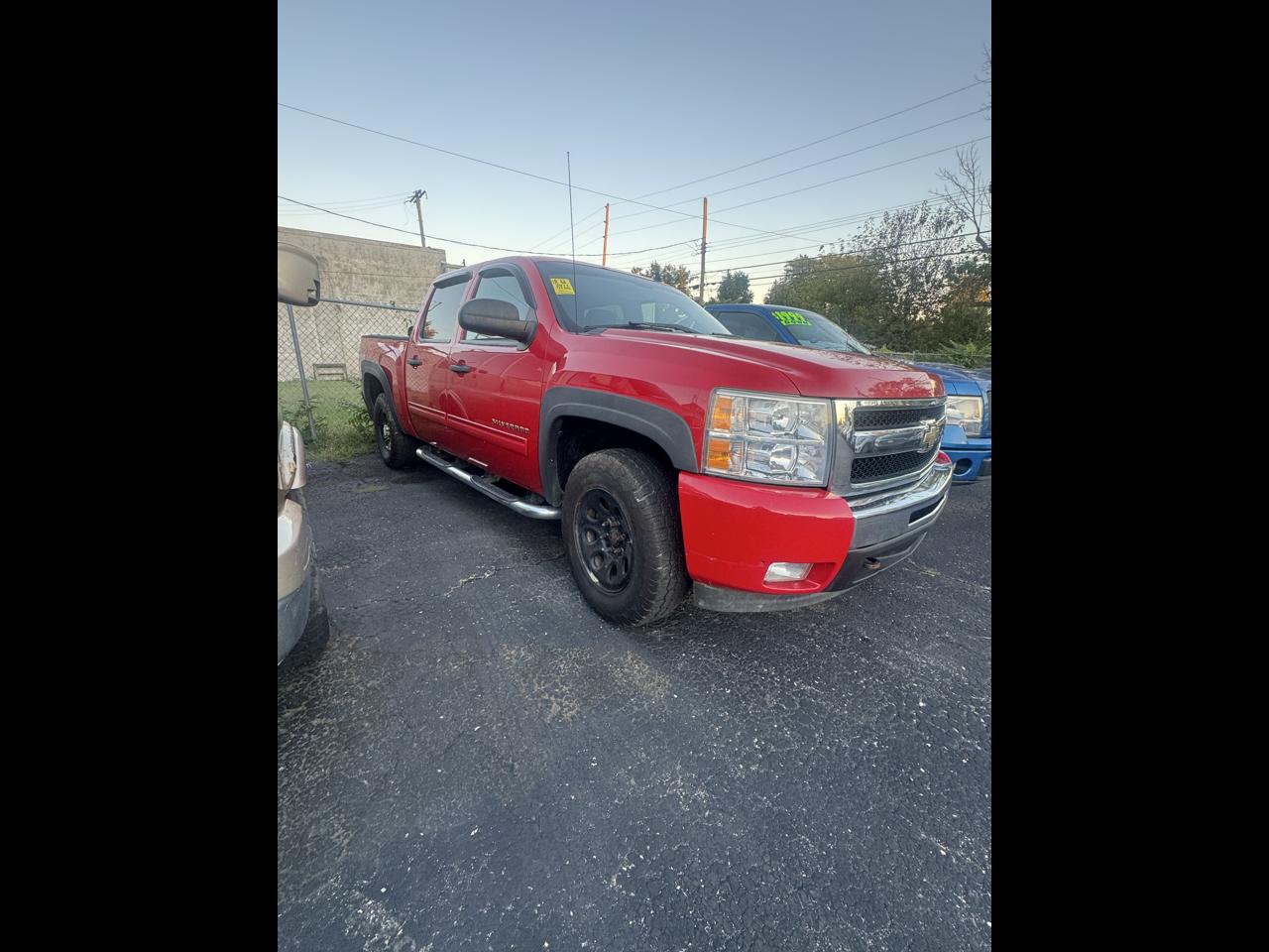 Red 2011 Chevrolet Silverado 1500 Pickup Truck Four-Wheel Drive Automatic