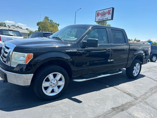 Black 2009 Ford F-150 Pickup Truck Four-Wheel Drive Automatic
