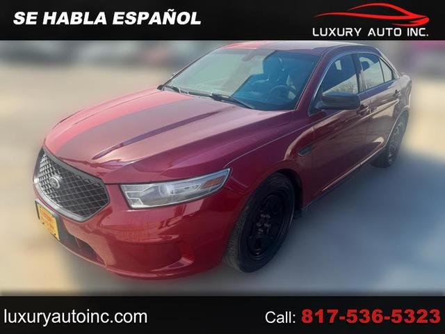 Red 2014 Ford Taurus Sedan All-Wheel Drive Automatic
