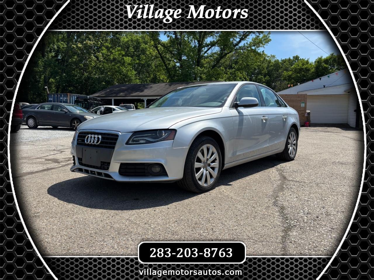 Audi A4 2.0T Sedan quattro Tiptronic 2011