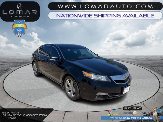 Black 2012 Acura TL SH-AWD with Technology Package Sedan All-Wheel Drive Automatic