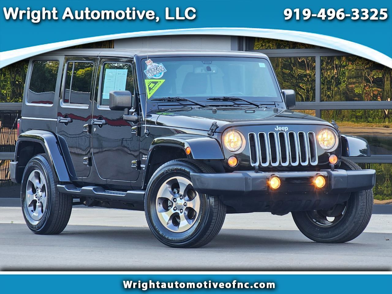 2016 Jeep Wrangler Unlimited Sahara 4WD