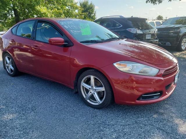Red 2014 Dodge Dart SE FWD Sedan Front-Wheel Drive Automatic