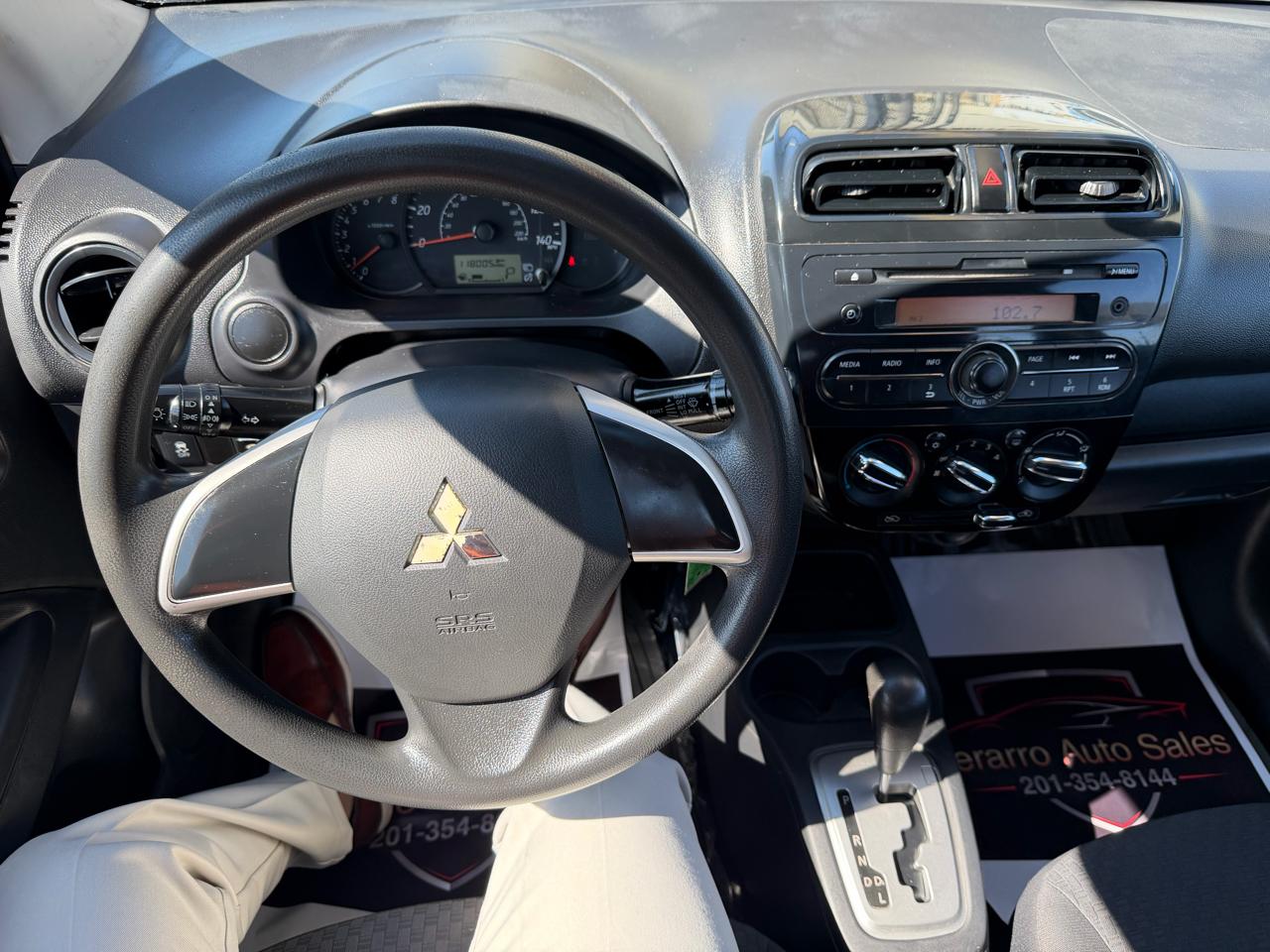 Mitsubishi Mirage 4dr HB CVT ES 2017