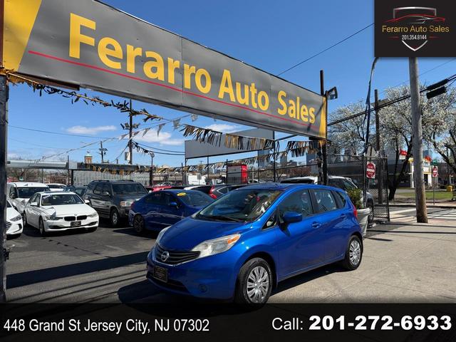 Blue 2015 Nissan Versa Note SL Hatchback Front-Wheel Drive Continuously Variable Transmission