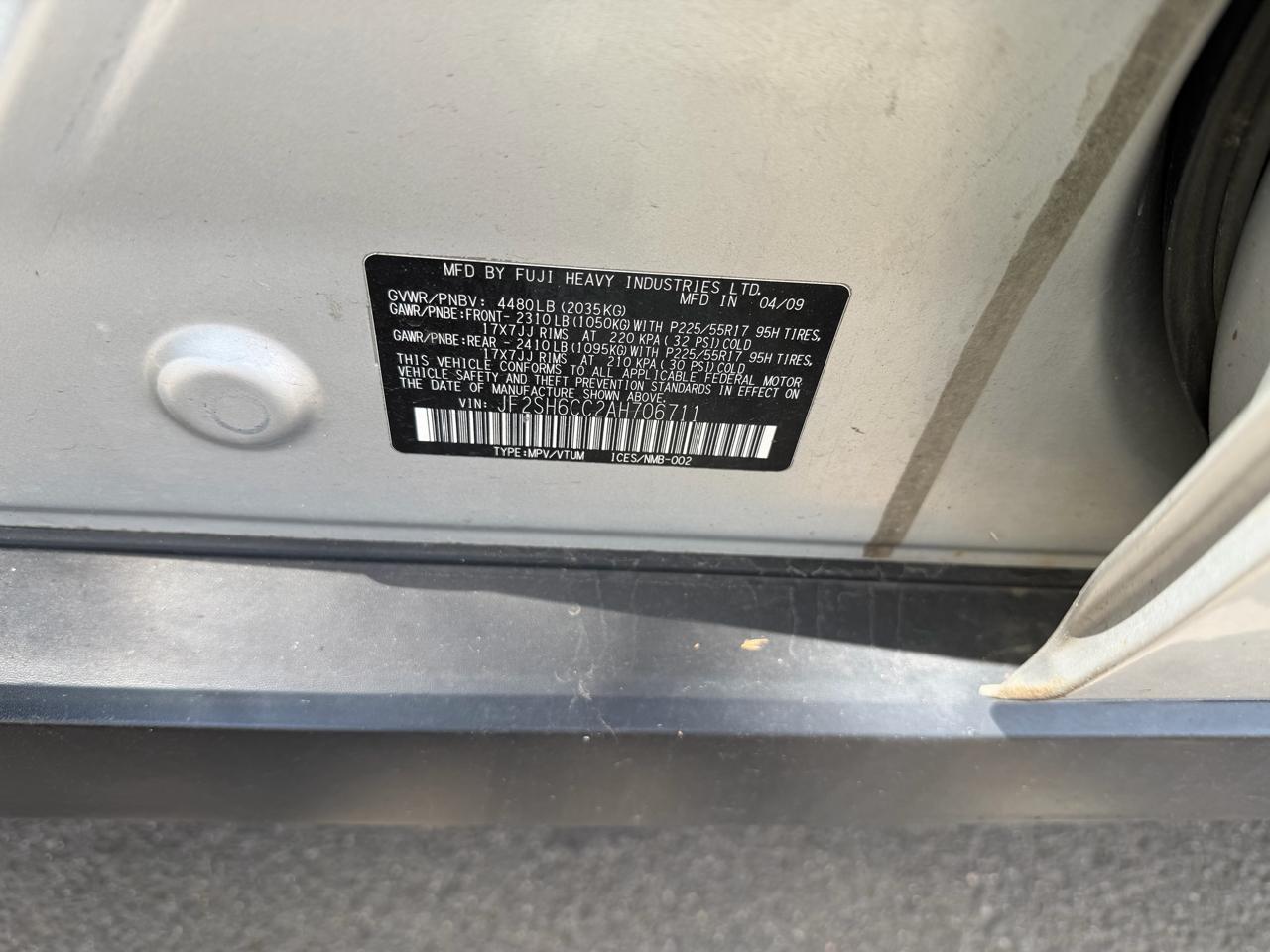 Subaru Forester 2.5X Premium 2010