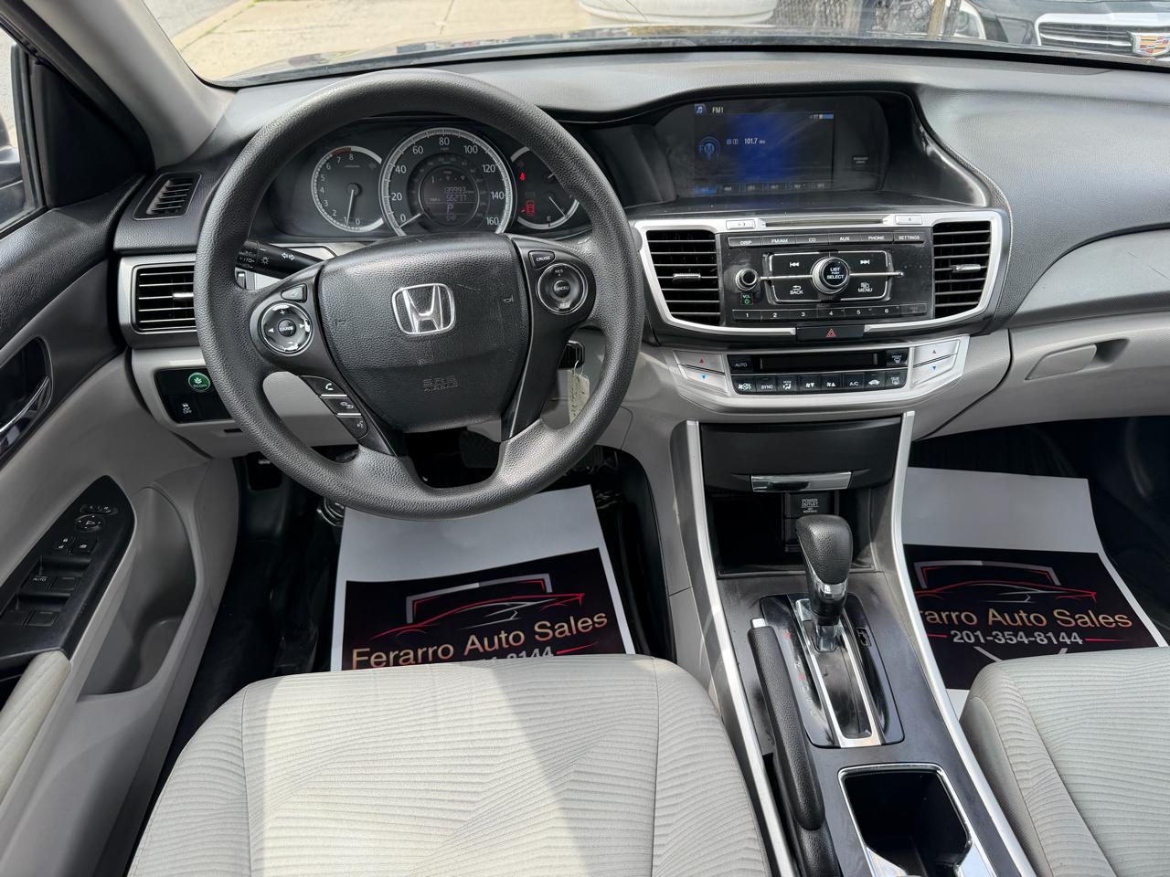 Honda Accord LX Sedan CVT 2014