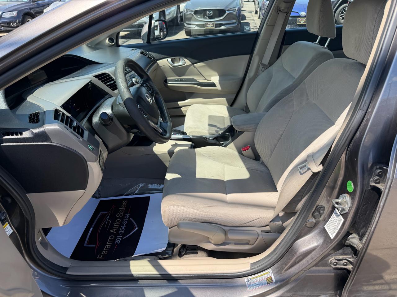 Honda Civic EX Sedan 5-Speed AT 2012