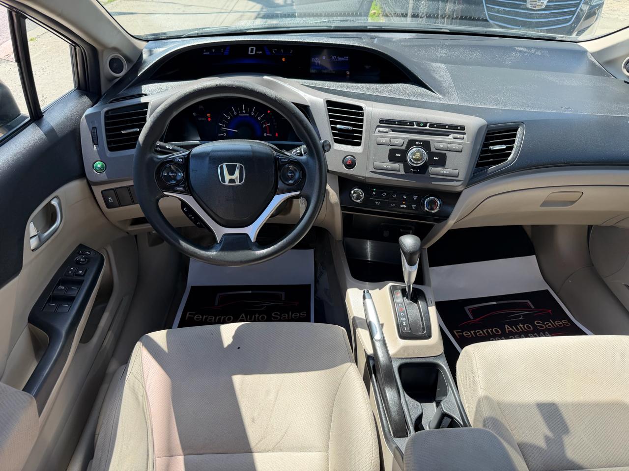 Honda Civic EX Sedan 5-Speed AT 2012