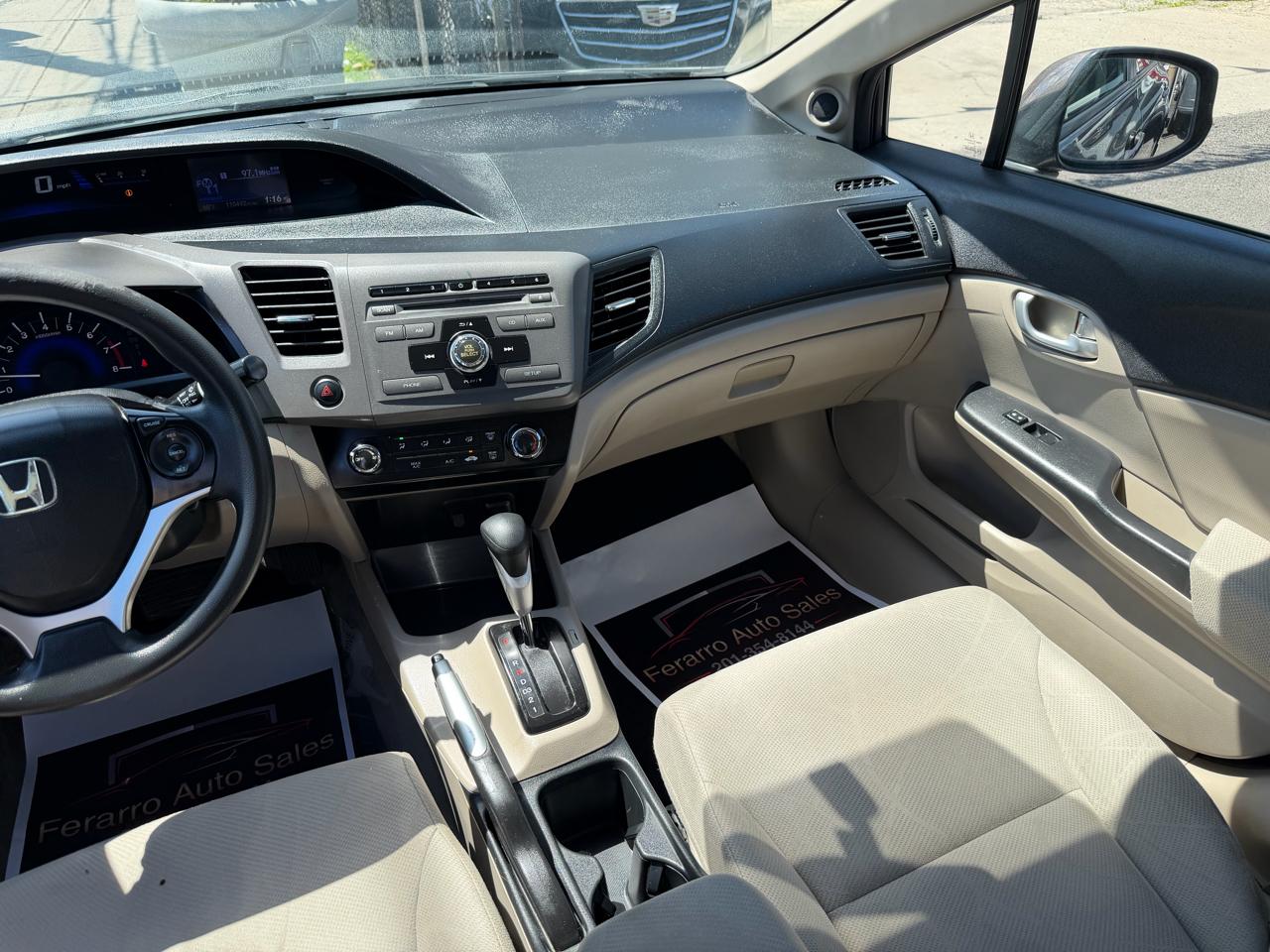 Honda Civic EX Sedan 5-Speed AT 2012