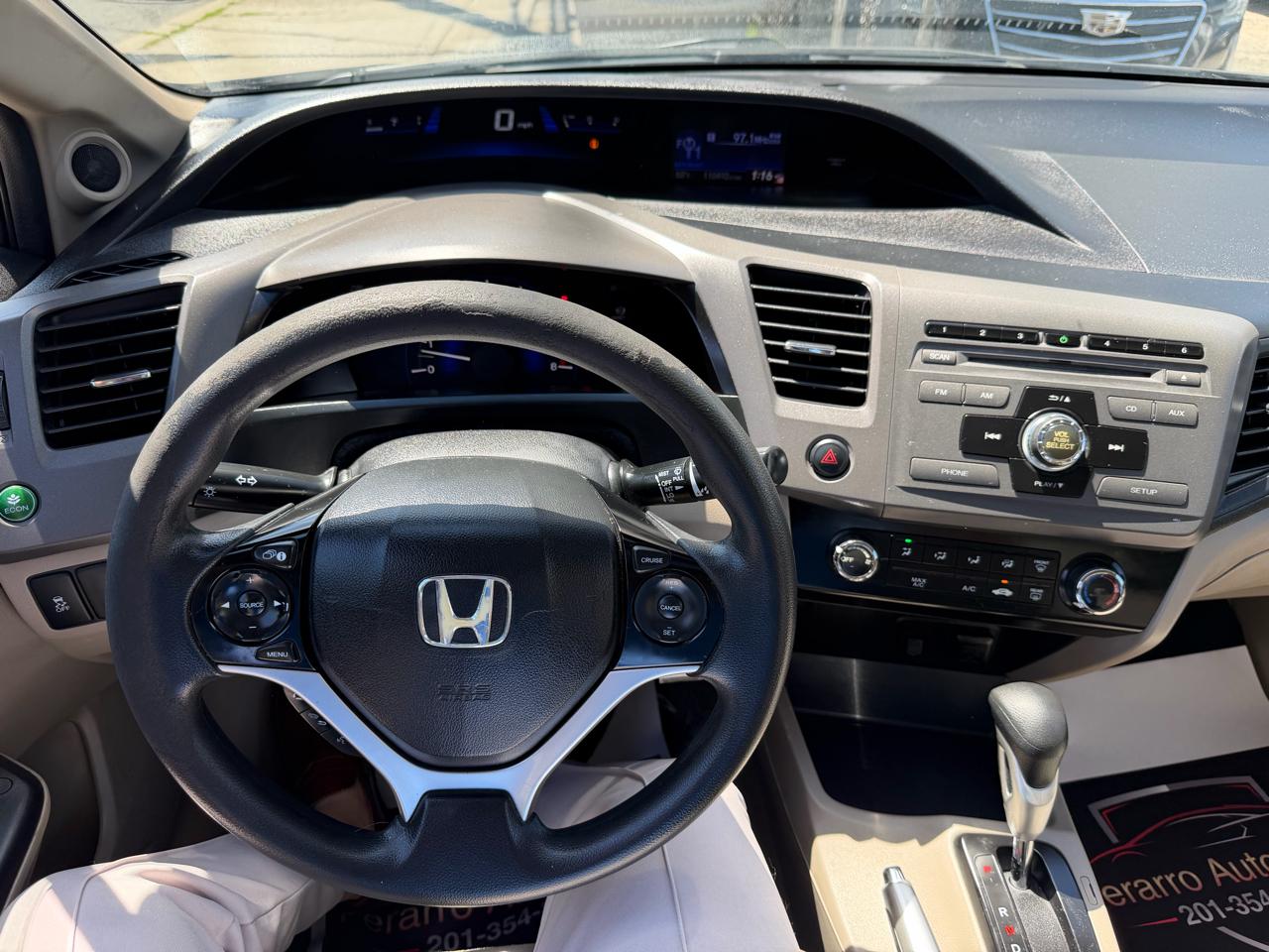 Honda Civic EX Sedan 5-Speed AT 2012