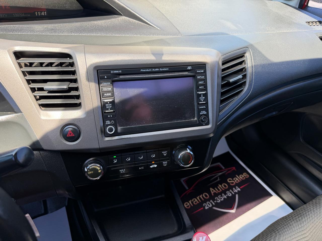 Honda Civic 2dr Cpe Si Manual 2012