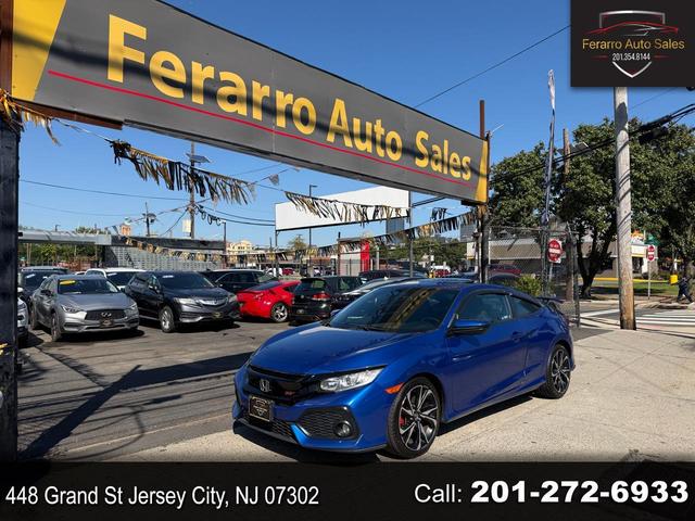 Blue 2018 Honda Civic Coupe Coupe Front-Wheel Drive
