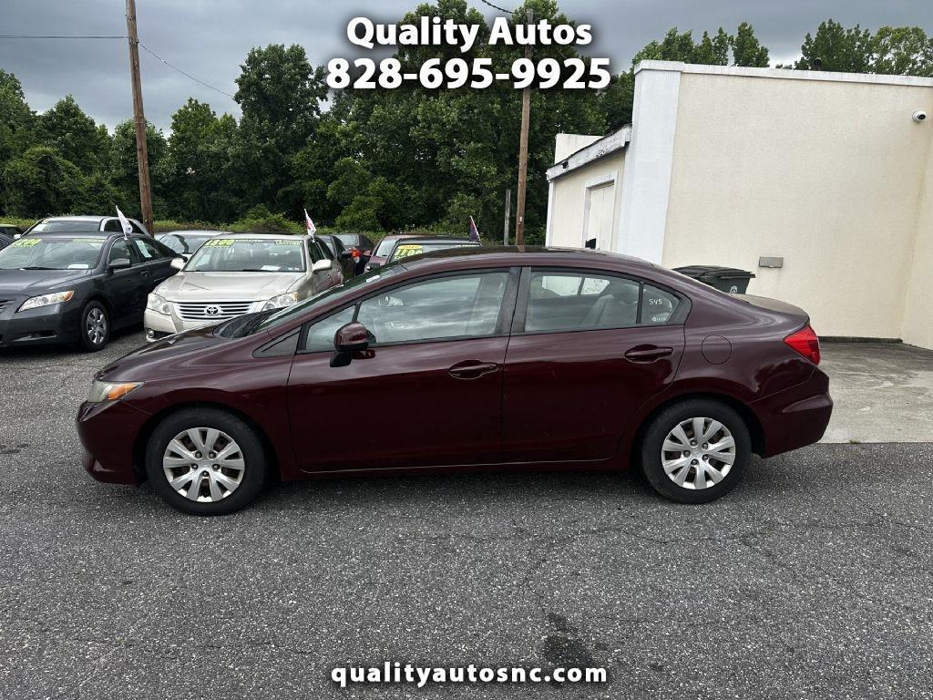 2012 Honda Civic LX Sedan 5-Speed AT